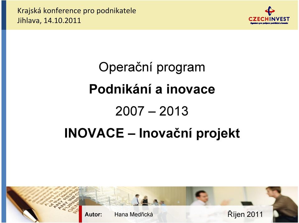 2011 Operační program Podnikání