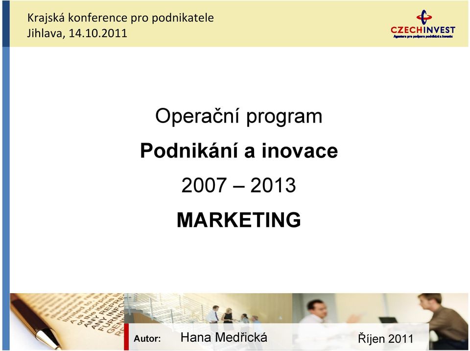 2011 Operační program