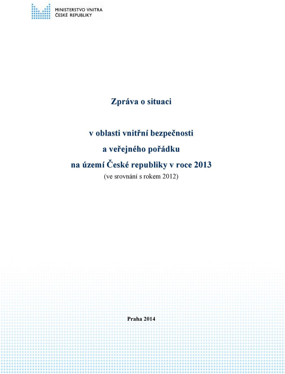 území České republiky v roce 2013