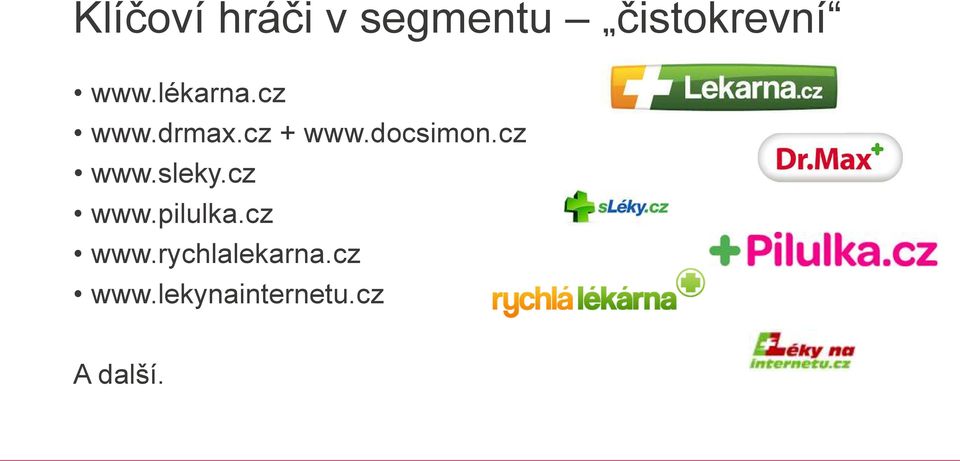 cz www.sleky.cz www.pilulka.cz www.rychlalekarna.