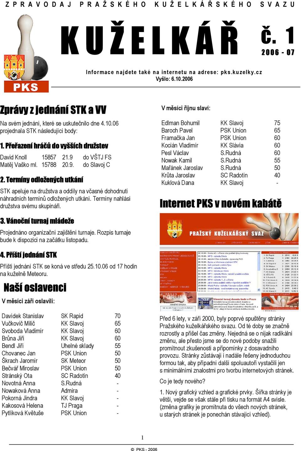 9 do VŠTJ FS Matěj Vaško ml. 15788 20.9. do Slavoj C 2. Termíny odložených utkání STK apeluje na družstva a oddíly na včasné dohodnutí náhradních termínů odložených utkání.