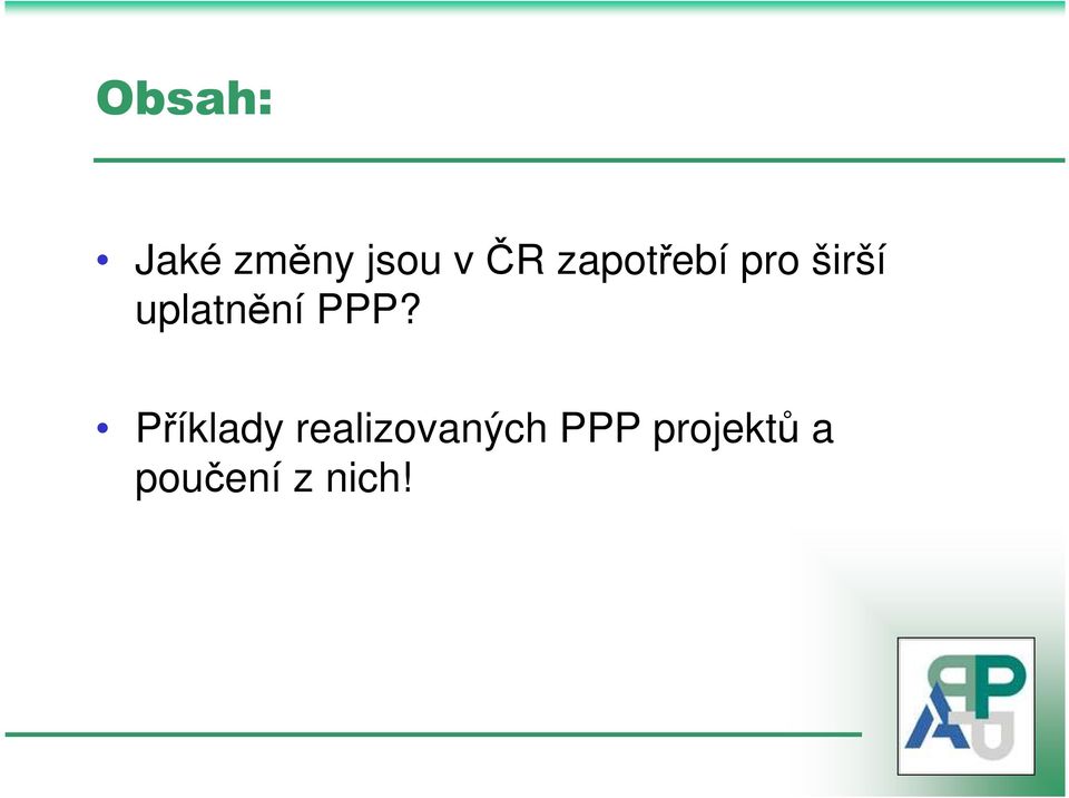 uplatnění PPP?