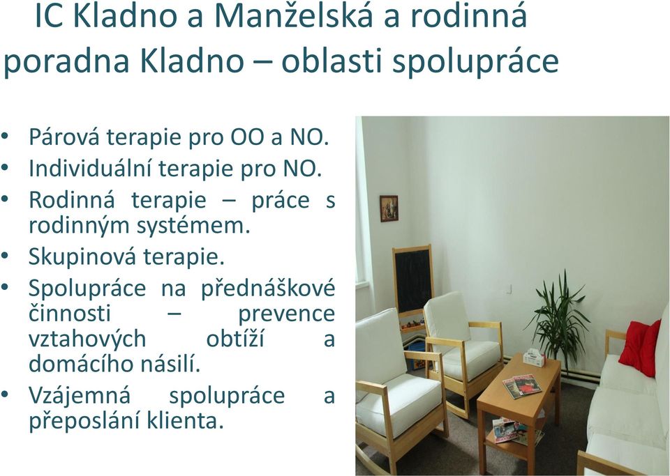 Rodinná terapie práce s rodinným systémem. Skupinová terapie.