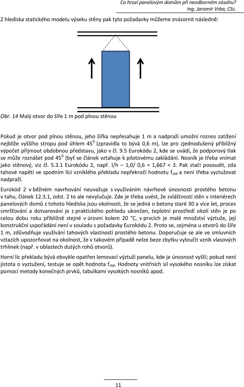 m), lze pro zjednodušený přibližný výpočet přijmout obdobnou představu, jako v čl. 9.