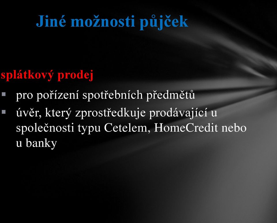 který zprostředkuje prodávající u