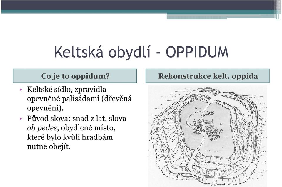 opevnění). Původ slova: snad z lat.