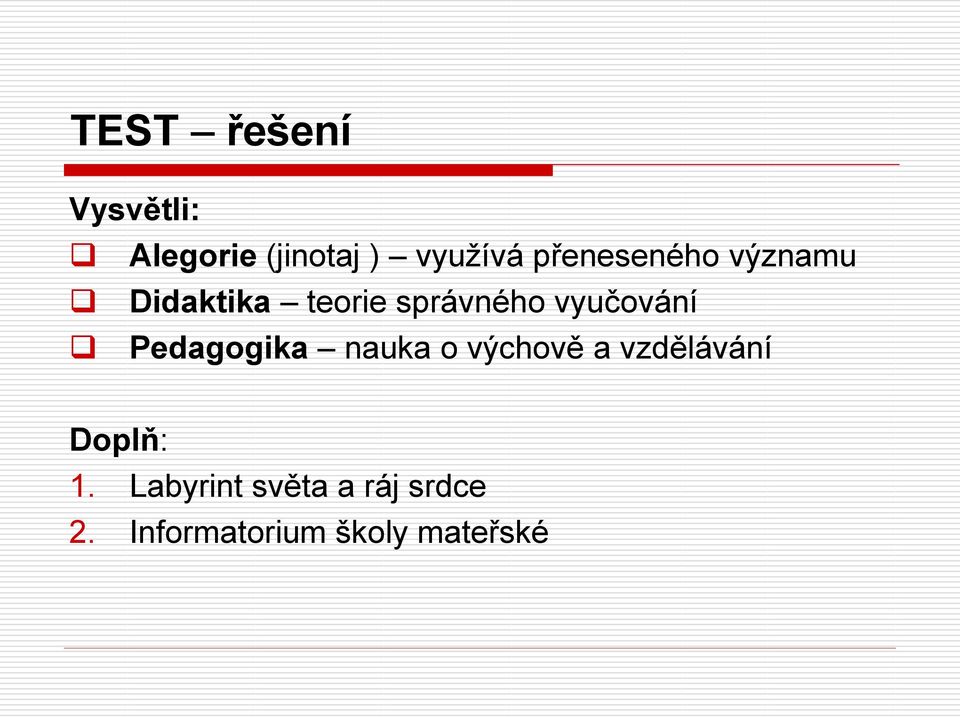 vyučování Pedagogika nauka o výchově a vzdělávání