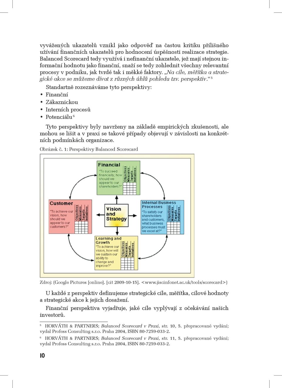 Na cíle, měřítka a strategické akce se můžeme dívat z různých úhlů pohledu tzv. perspektiv.