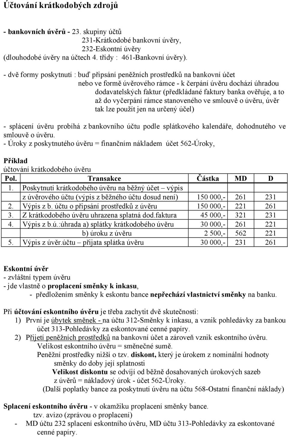 to až do vyčerpání rámce stanoveného ve smlouvě o úvěru, úvěr tak lze použít jen na určený účel) - splácení úvěru probíhá z bankovního účtu podle splátkového kalendáře, dohodnutého ve smlouvě o úvěru.