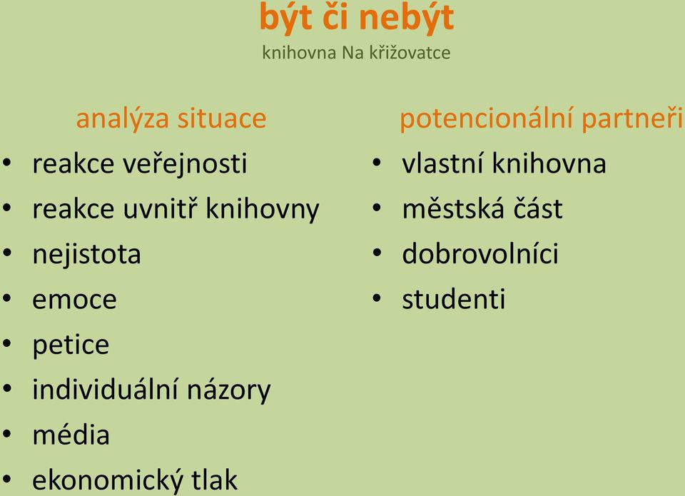 individuální názory média ekonomický tlak