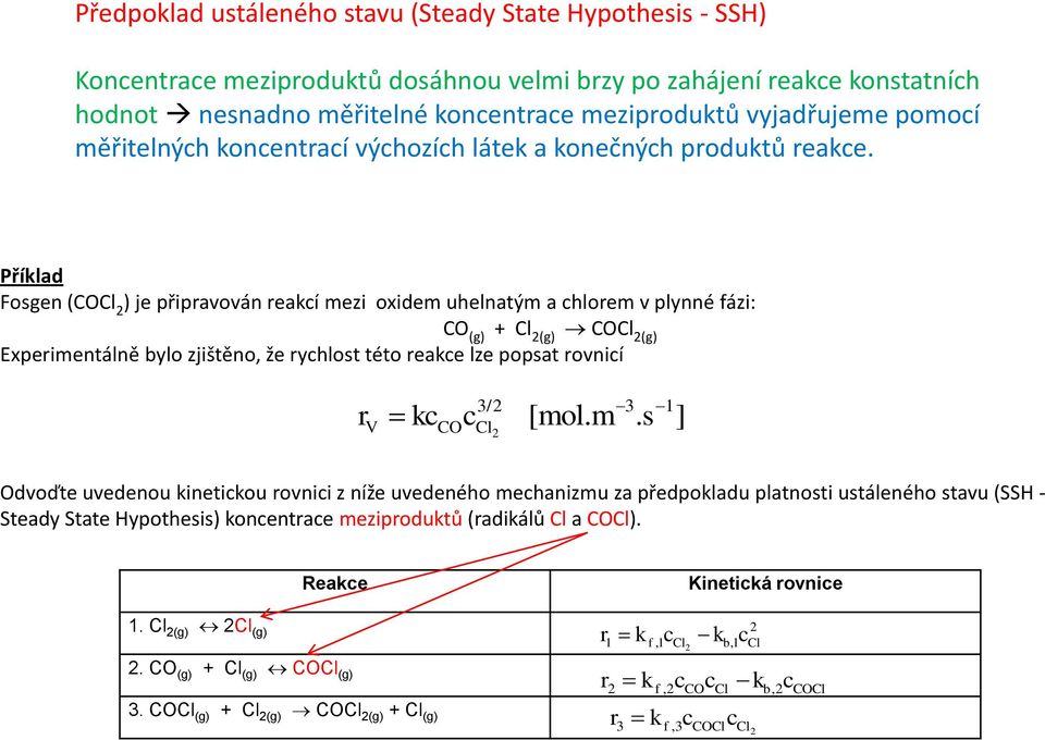 říla Fosgen (COCl ) e řavován eaí me