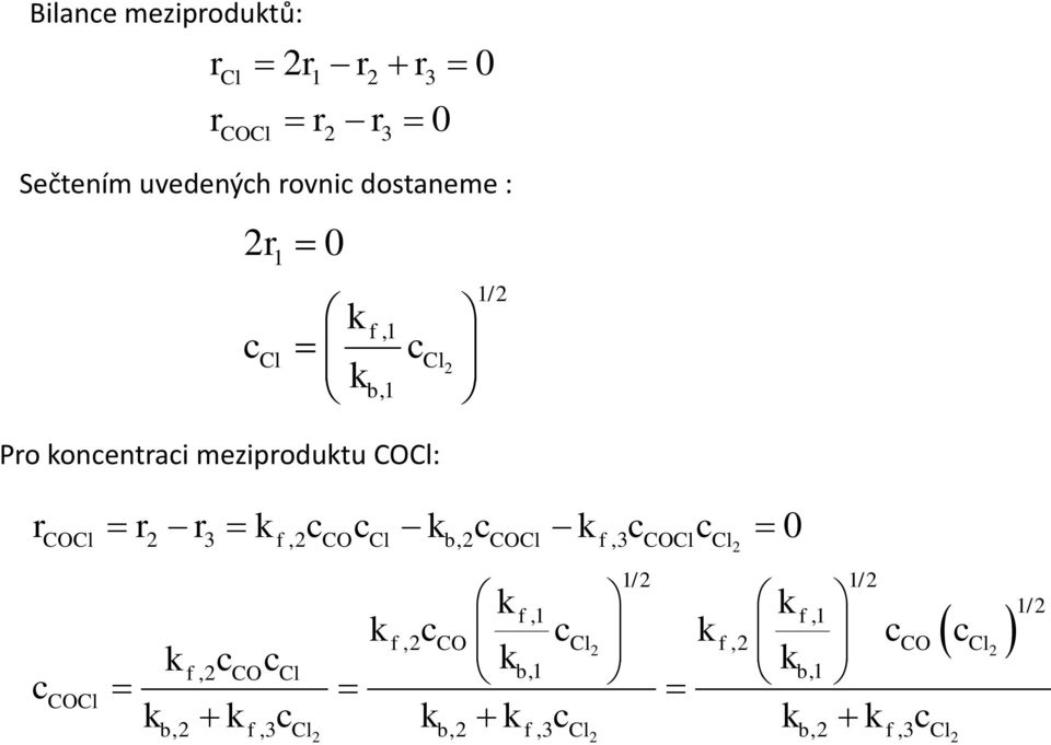 f, CO Cl b, COCl f,3 COCl Cl COCl / / f,cocl f, f,