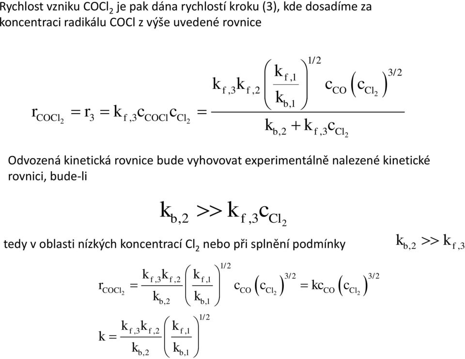 vyhovova exemenálně nalezené neé ovn, bue-l b, f,3 Cl ey v oblas nízýh onenaí Cl