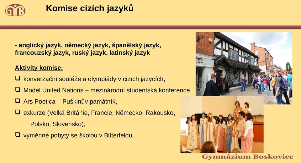 United Nations mezinárodní studentská konference, Ars Poetica Puškinův památník, exkurze (Velká