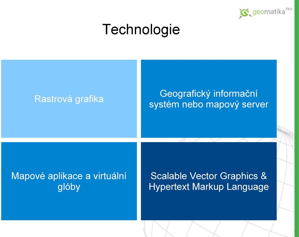 Mapové aplikace a virtuální glóby