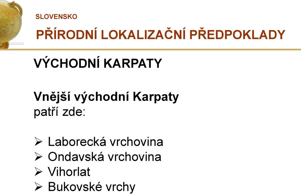 Laborecká vrchovina Ondavská