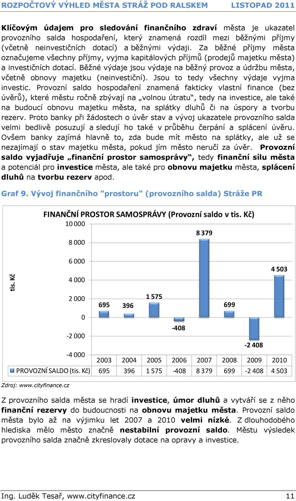 Běžné výdaje jsou výdaje na běžný provoz a údržbu města, včetně obnovy majetku (neinvestiční). Jsou to tedy všechny výdaje vyjma investic.