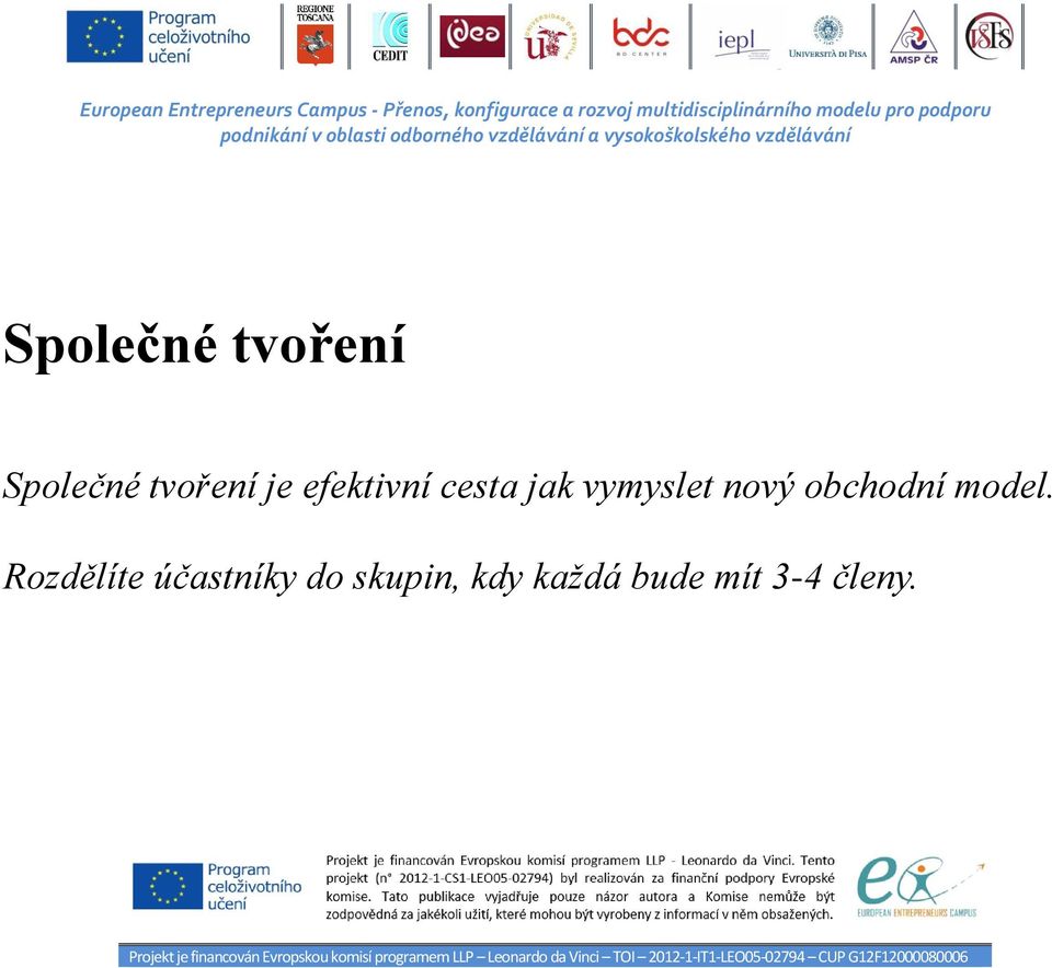 obchodní model.