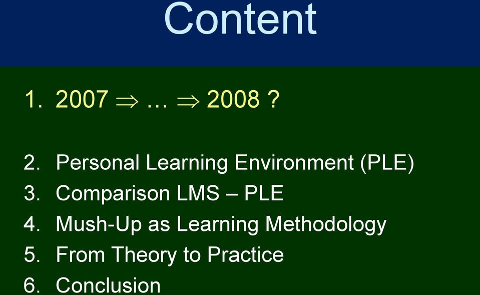 Environment (PLE) 3.