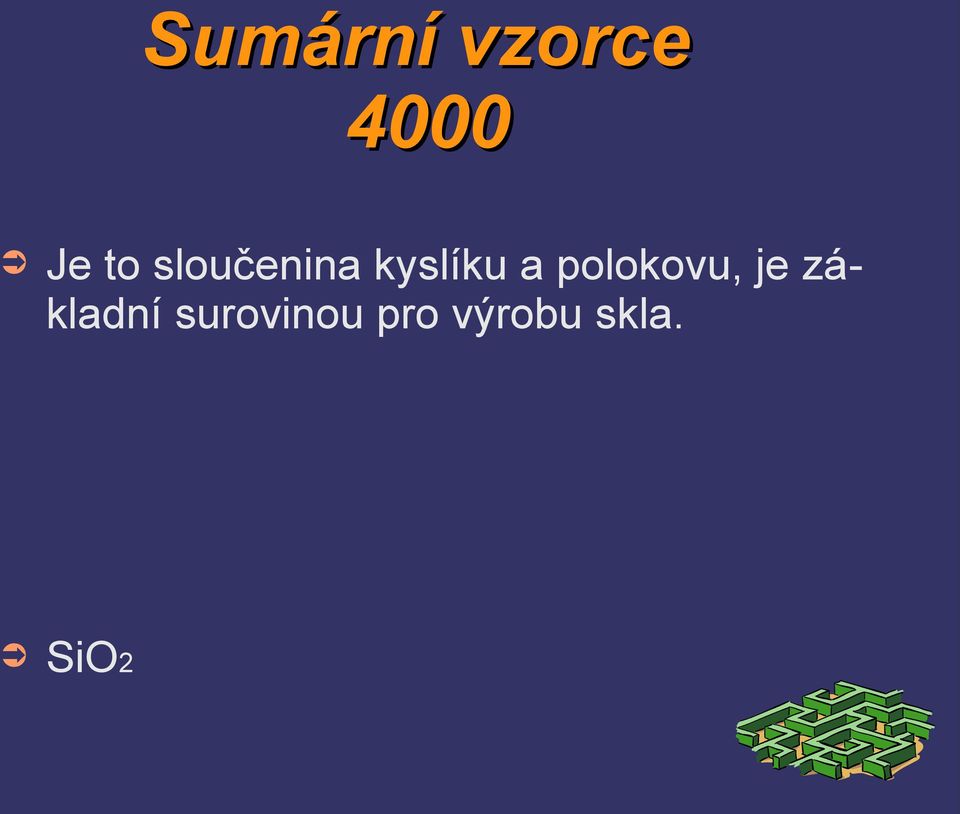 polokovu, je základní