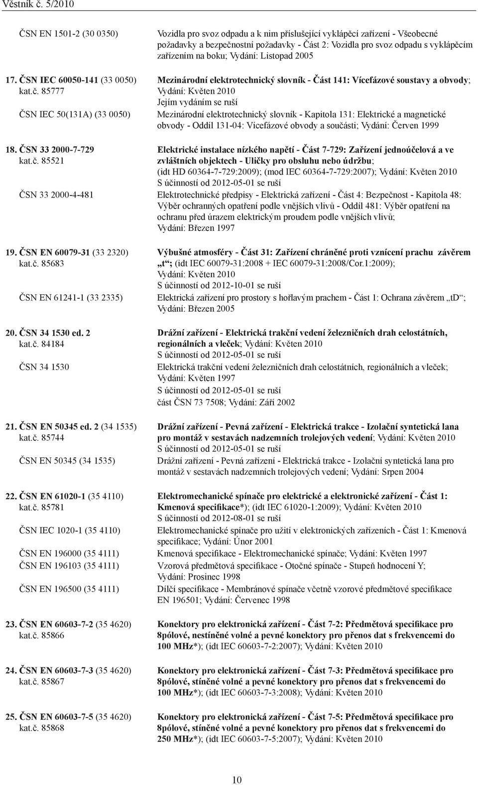 zařízením na boku; Vydání: Listopad 2005 Mezinárodní elektrotechnický slovník - Část 141: Vícefázové soustavy a obvody; Vydání: Květen 2010 Mezinárodní elektrotechnický slovník - Kapitola 131: