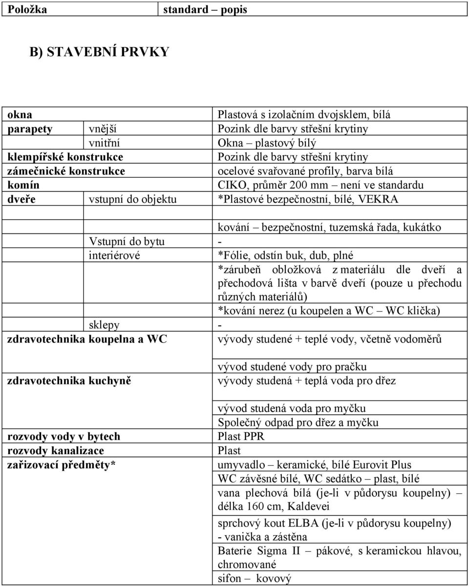 bezpečnostní, tuzemská řada, kukátko Vstupní do bytu - interiérové *Fólie, odstín buk, dub, plné *zárubeň obložková z materiálu dle dveří a přechodová lišta v barvě dveří (pouze u přechodu různých