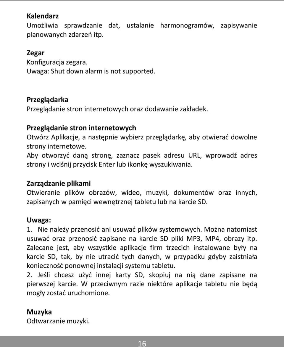 Aby otworzyć daną stronę, zaznacz pasek adresu URL, wprowadź adres strony i wciśnij przycisk Enter lub ikonkę wyszukiwania.