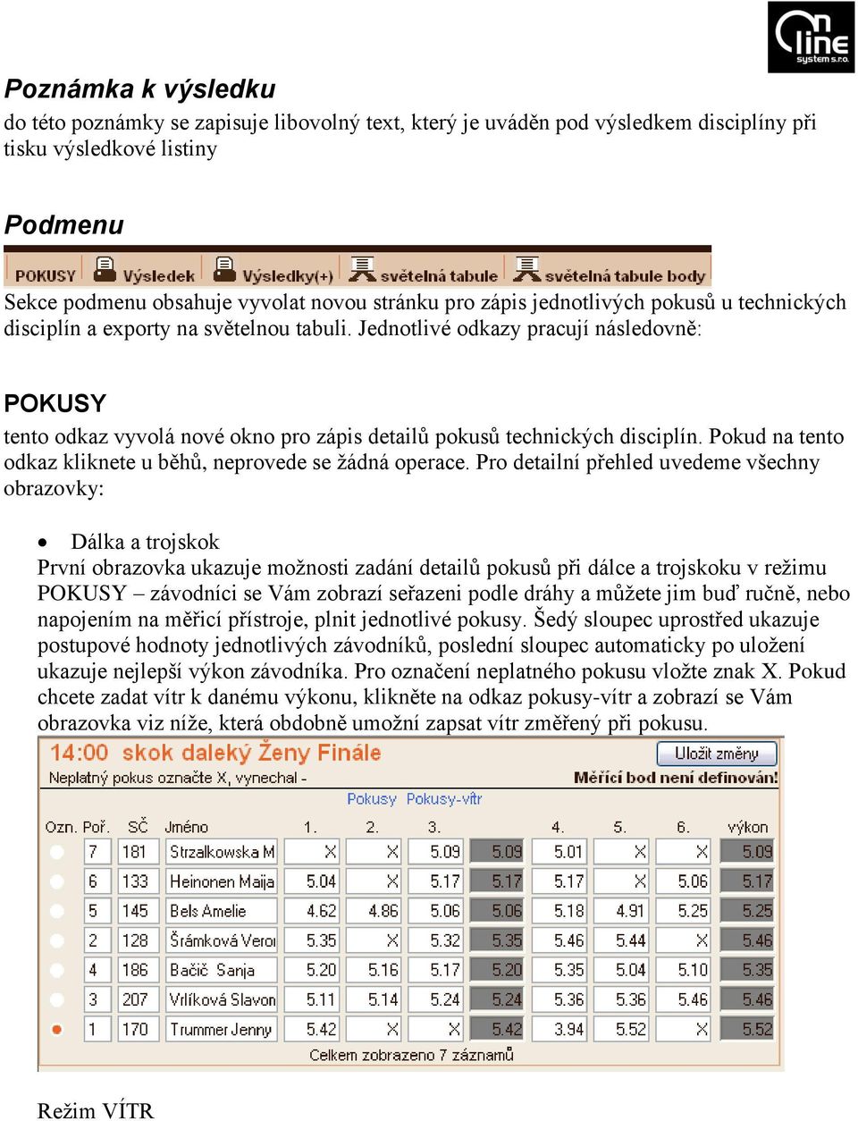 Pokud na tento odkaz kliknete u běhů, neprovede se žádná operace.