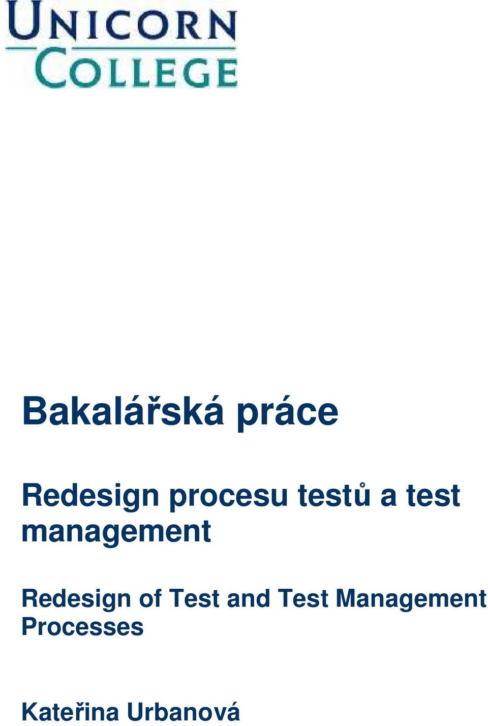 management Redesign f Test