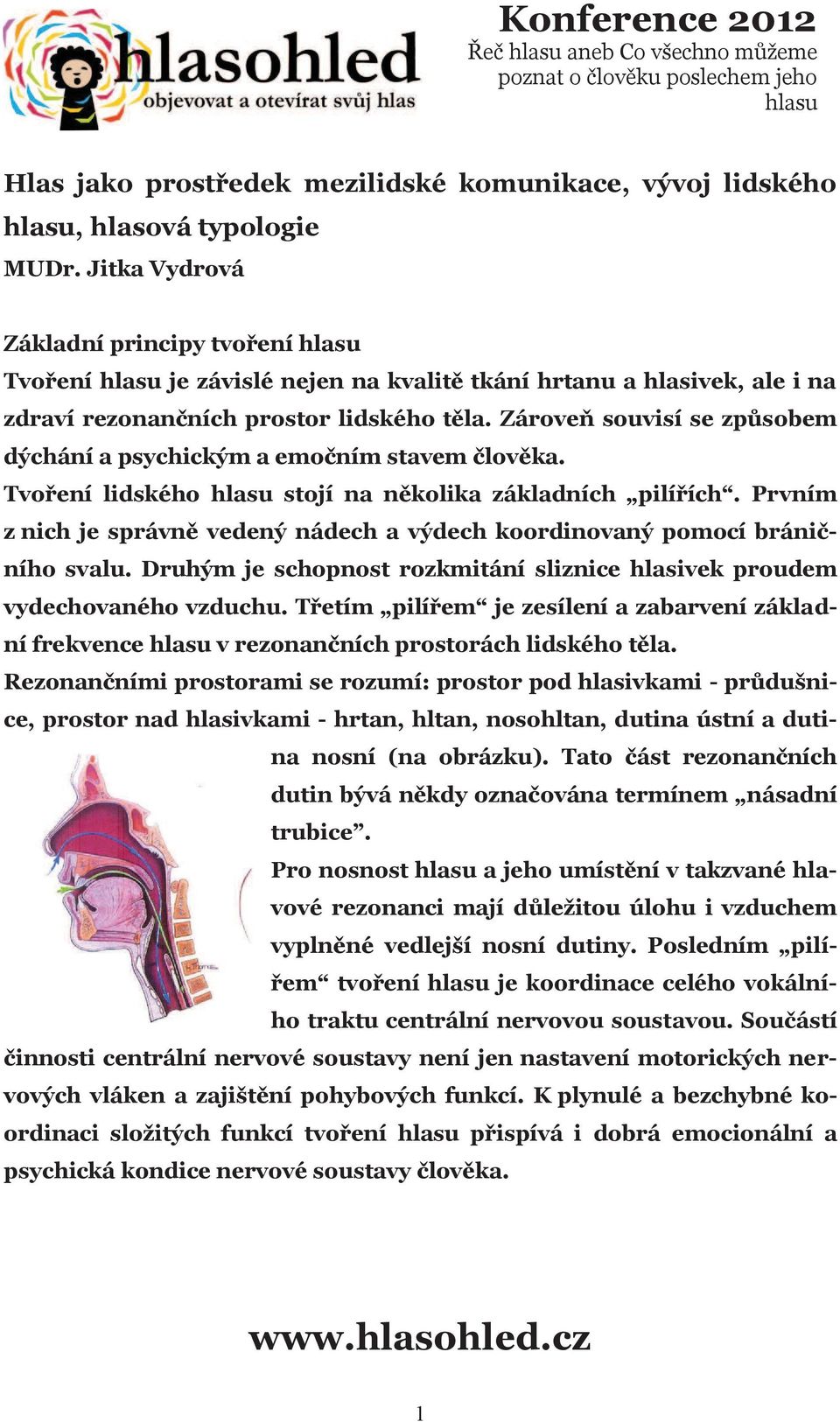 Zároveň souvisí se způsobem dýchání a psychickým a emočním stavem člověka. Tvoření lidského stojí na několika základních pilířích.