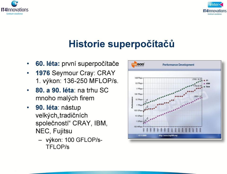 výkon: 136-250 MFLOP/s. 80. a 90.