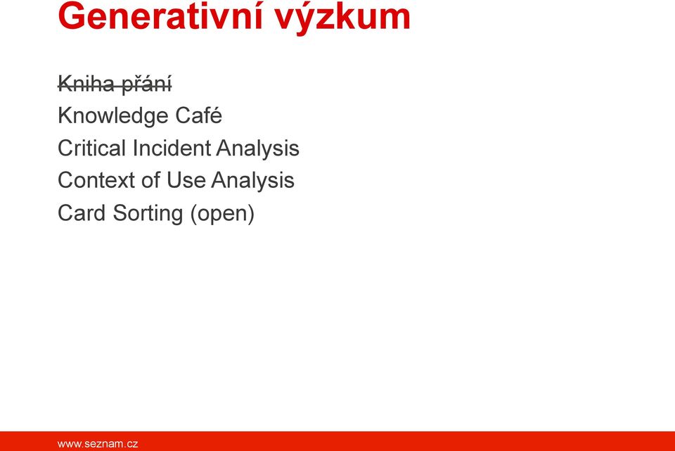 Critical Incident Analysis