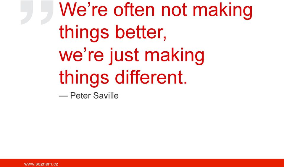 we re just making