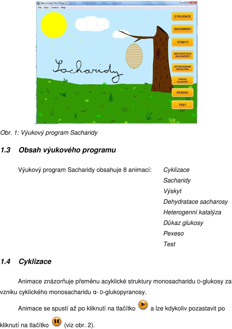 sacharosy Heterogenní katalýza Důkaz glukosy Pexeso Test 1.