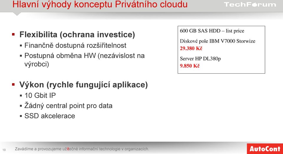 V7000 Storwize 29.380 Kč Server HP DL380p 9.