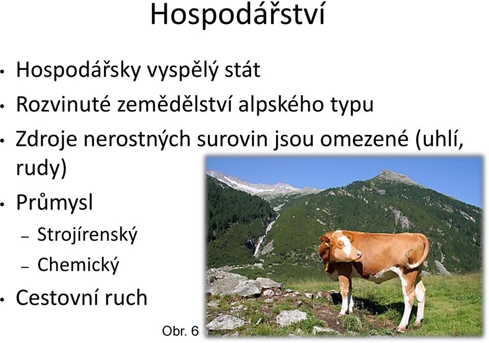 nerostných surovin jsou omezené (uhlí,