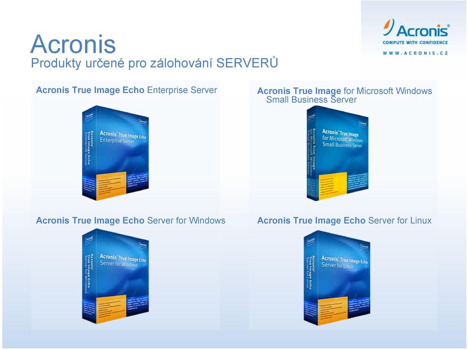 Microsoft Windows Small Business Server Acronis True Image