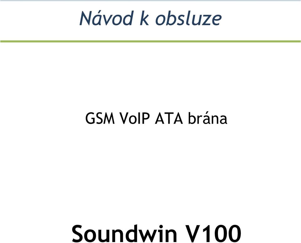 VoIP ATA