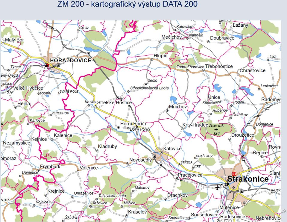 topografická databáze Evropy v měřítku 1:250 000 DATA 200 Národní databáze v měřítku 1:200 000 Vznik rozšířením