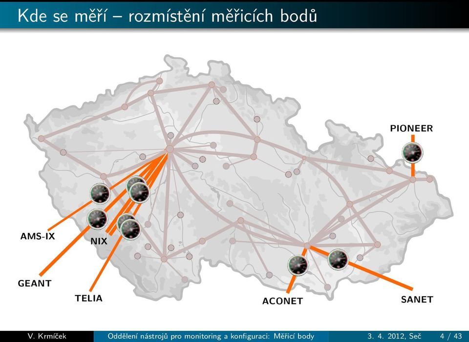 V. Krmíček Oddělení nástrojů pro monitoring