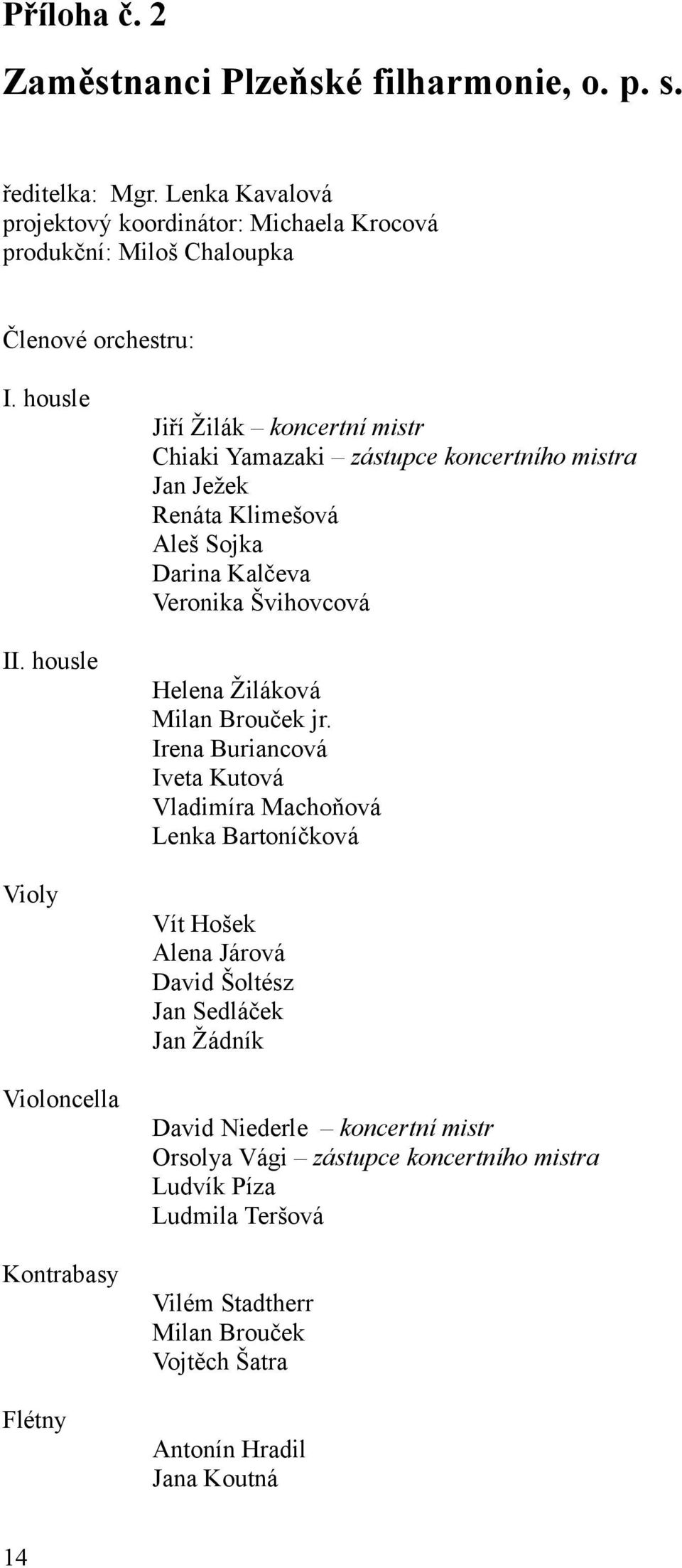housle Helena Žiláková Milan Brouček jr.