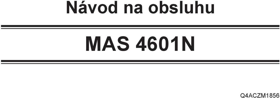 MAS 4601N