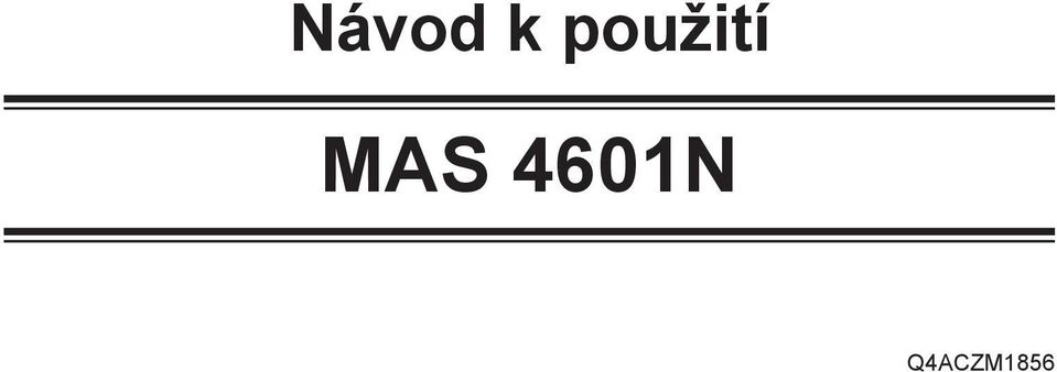 MAS 4601N