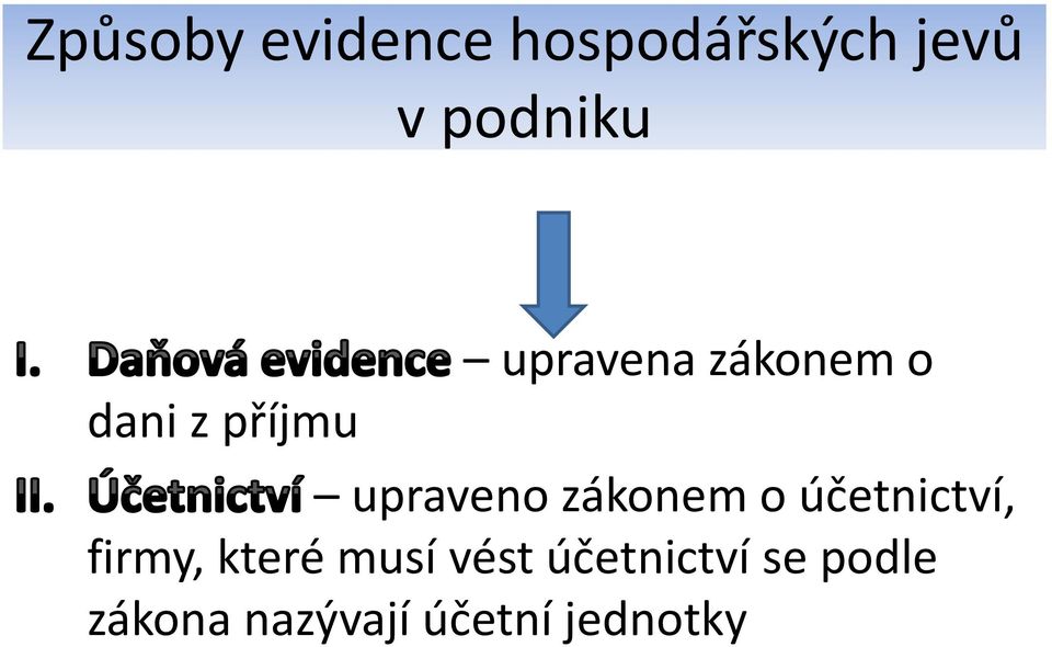 zákonem o účetnictví, firmy, které musí vést