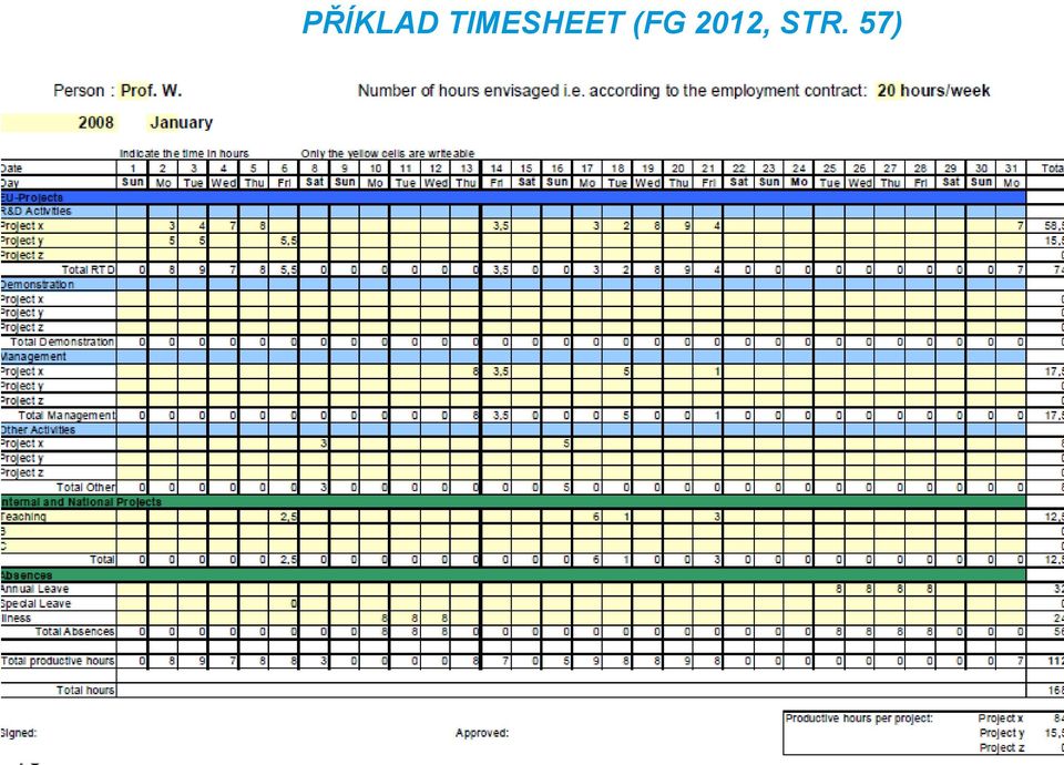 TIMESHEET