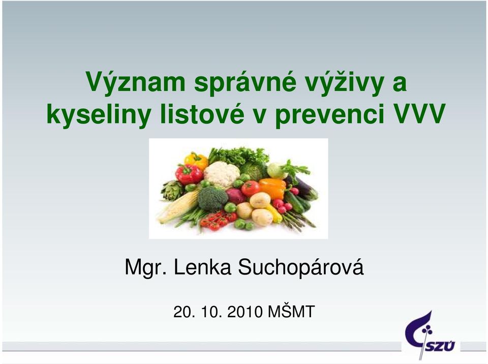 prevenci VVV Mgr.