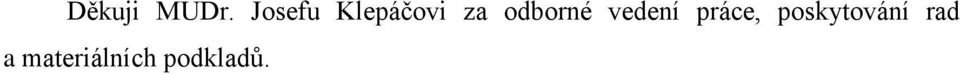 odborné vedení práce,