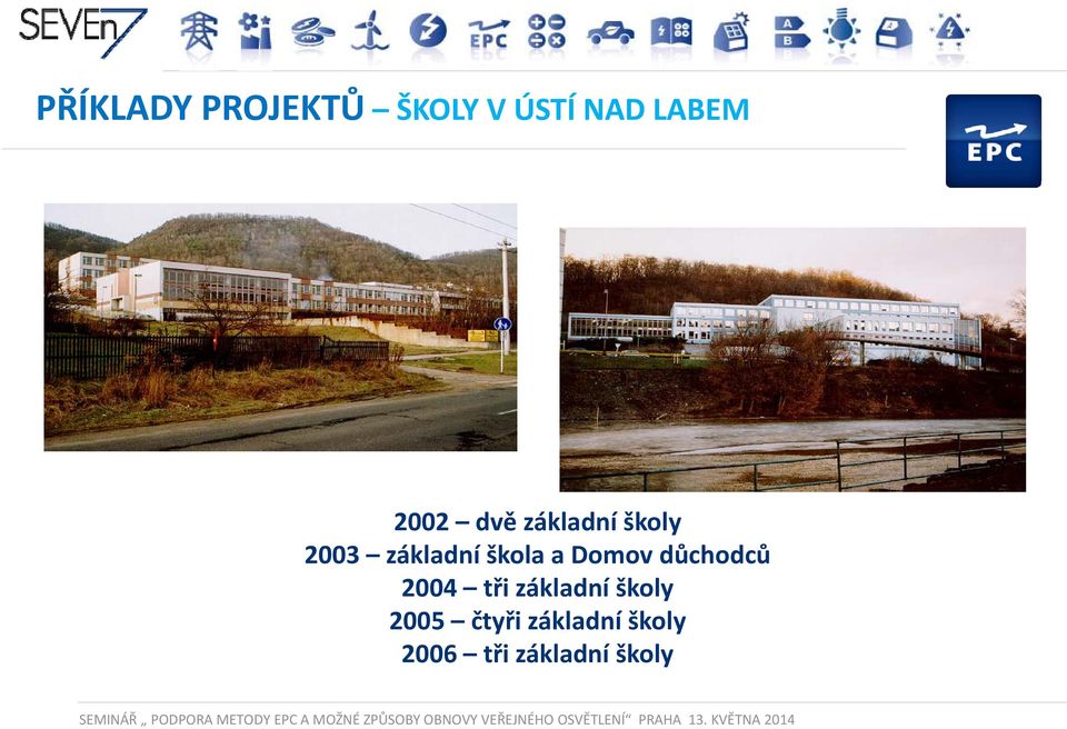 čtyři základní školy 2006 tři základní školy SEMINÁŘ PODPORA METODY