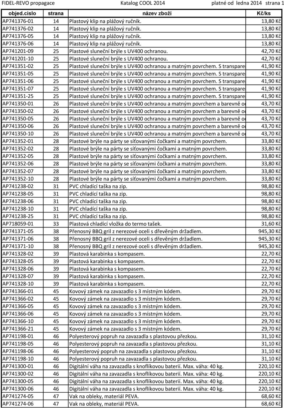 42,70 Kč AP741201-10 25 Plastové sluneční brýle s UV400 ochranou. 42,70 Kč AP741351-02 25 Plastové sluneční brýle s UV400 ochranou a matným povrchem.