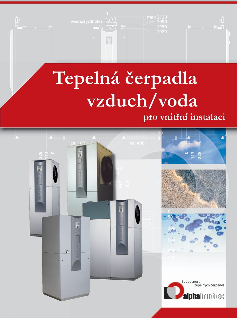 Tepelná čerpadla vzduch/voda. pro vnitřní instalaci - PDF Stažení zdarma